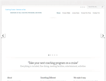 Tablet Screenshot of coachingcruises.com